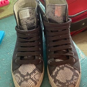 Geox croco skin sneaker high top